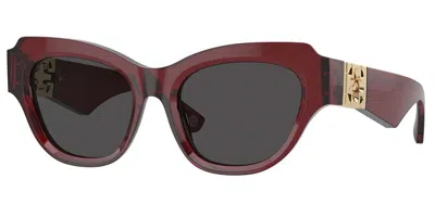 Burberry Be4423f Asian Fit 412887 Women's Sunglasses Burgundy Size 52 In Multi