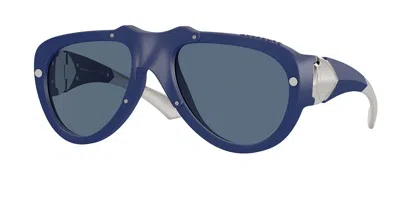 Burberry Be4433u 413980 Occhiali Da Sole Blu Per Uomo In Blue