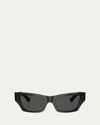 Burberry Womens Grey Be4441u Cat-eye Acetate Sunglasses In Grey
