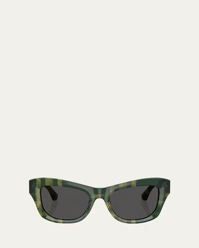 Burberry Be4442u Cat Eye Sunglasses In Dark Grey