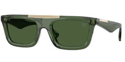 Burberry Be4451u 417471 Occhiali Da Sole Verdi Per Uomo In Green