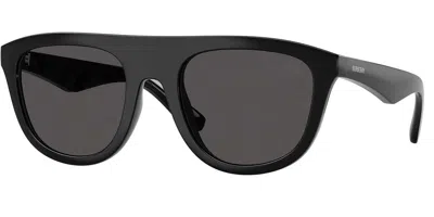 Burberry Be4459u 300187 Occhiali Da Sole Neri Per Uomo In Black