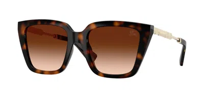 Burberry Be4473u 300274 Women's Sunglasses Tortoiseshell Size 52 In Brown