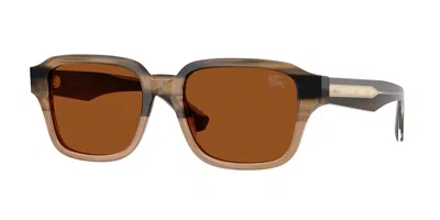 Burberry Be4484f Asian Fit 420773 Men's Sunglasses Brown Size 53