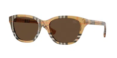 Burberry Be4486 416373 Women's Sunglasses Brown Size 54 In Multi
