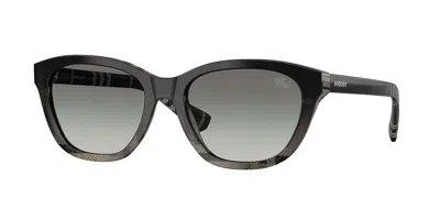 Burberry Be4486 42008g Women's Sunglasses Grey Size 54 In Black