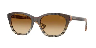 Burberry Be4486 420213 Women's Sunglasses Brown Size 54 In Multi