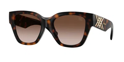 Burberry Be4489u 300213 Women's Sunglasses Tortoiseshell Size 53 In Brown