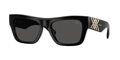 Burberry Be4490u 300187 Women's Sunglasses Black Size 53