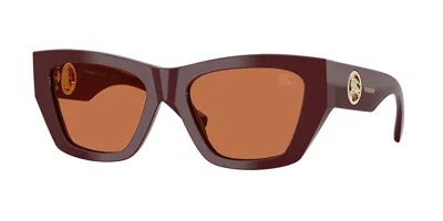 Burberry Be4492 411973 Women's Sunglasses Burgundy Size 54 In Brown