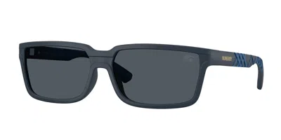 Burberry Be4495d Asian Fit 424087 Men's Sunglasses Blue Size 61