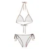 Burberry Beachwear White In Multi