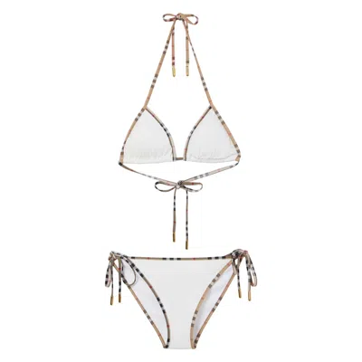 BURBERRY BEACHWEAR WHITE