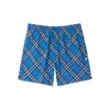 Burberry Check Drawcord Elastic Waist Swim Shorts