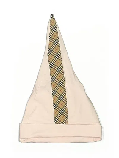 Pre-owned Burberry Babies' Beanie Hat In Pink