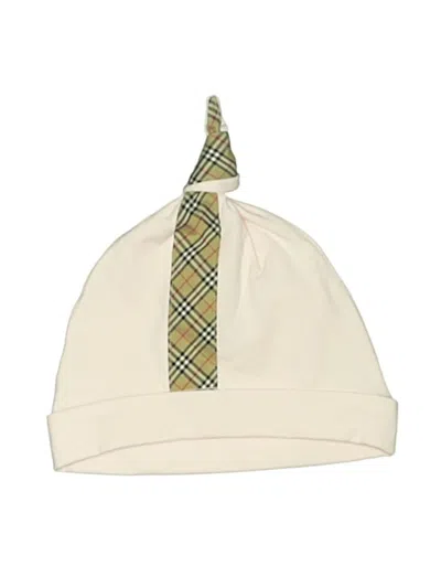 Pre-owned Burberry Babies' Beanie Hat In Pink