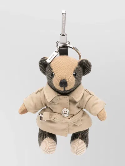 BURBERRY BEAR CHARM TRENCH COAT KEYRING