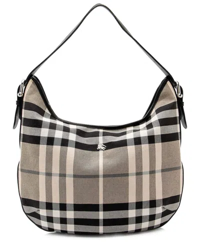 Burberry Beat Check Hobo (authentic Pre-loved)
