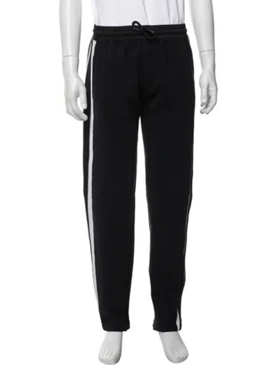 Pre-owned Burberry Beat Check Pattern Joggers In Gray