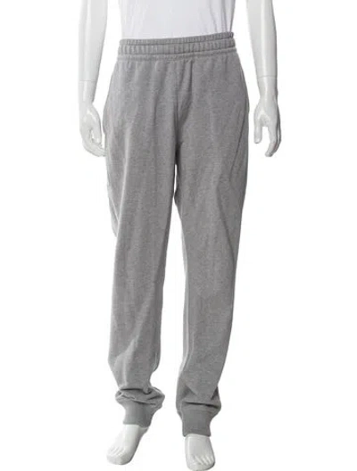Pre-owned Burberry Beat Check Pattern Lounge Bottoms In Grey