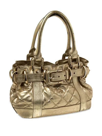 Pre-owned Burberry Beaton Quilted Tote Bag