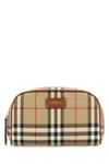 Burberry Ls Sm Cosmetic Pouch Dfc In Atchivebeige