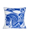 Burberry Knight Equestrian Knight Graphic-print Wool Cushion