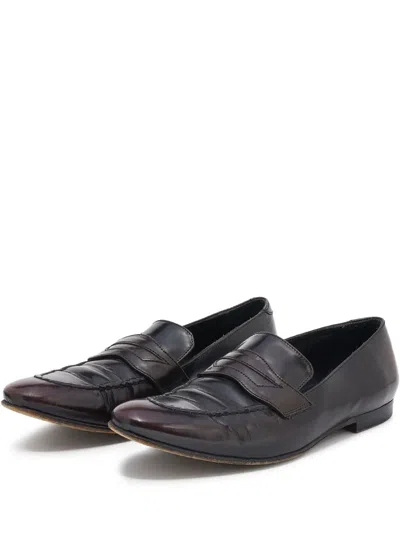 Pre-owned Burberry Bedmont Loafers
