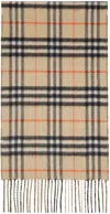 Burberry Scarf In Sand/loch