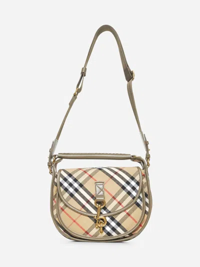 Burberry Beige B Clip Small Messenger Bag