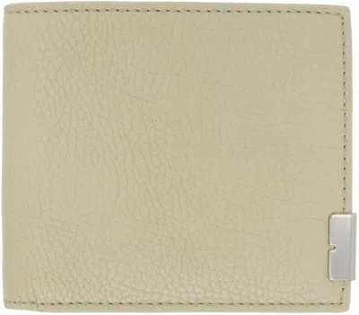 Burberry Beige B Cut Bifold Wallet In Hunter
