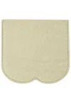 Burberry Beige Calfskin Leather Chess Card Holder In Multi