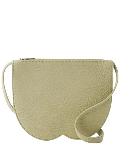 BURBERRY BURBERRY BEIGE CALFSKIN LEATHER MINI CHESS CLUTCH