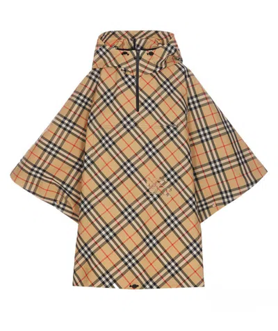 Burberry Beige Capes In Sand Ip Check
