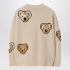 Burberry Beige Cardigan In Wool With Thomas Bear And Friends