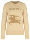 Burberry Beige Wool Sweater In Brown