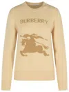 Burberry Beige Wool Sweater In Brown