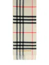 Burberry Beige Cashmere Mu Giant Scarf In Neutrals