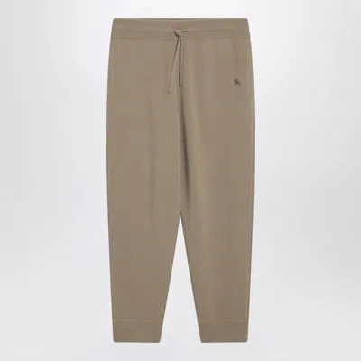 Burberry Beige Cashmere-blend Jogging Trousers In Brown