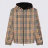 Burberry Printed Polyester Reversible Jacket In Neutral