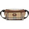 Burberry Check Pattern Belt Bag Adjustable Strap