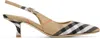 Burberry Slingback Pumps Birdie Check Women