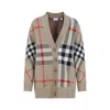 Burberry Caragh Cashmere Cardigan In Brown