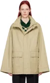 Burberry Ekd Check-print Hooded Jacket In Hunter