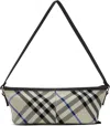 Burberry Beige Check Mini Bag In Lichen