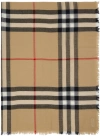 BURBERRY BEIGE CHECK SCARF