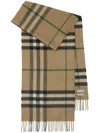Burberry Check Cashmere Scarf In Neutrals