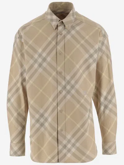 BURBERRY BEIGE CHECK SHIRT