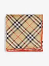 Burberry Beige Check Silk Scarf