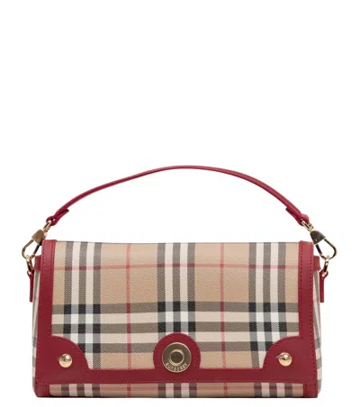 Burberry Beige Check Small Crossbody Bag